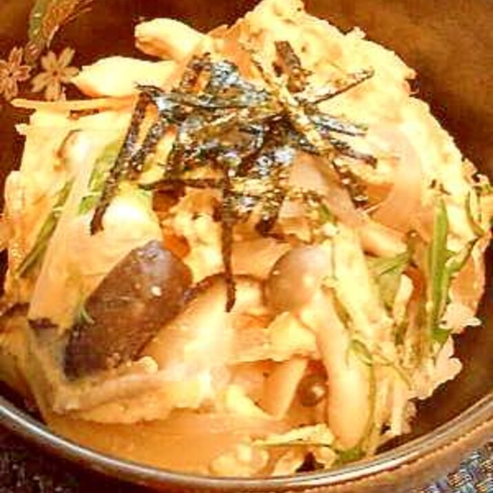 鳥のささみでヘルシー親子丼！